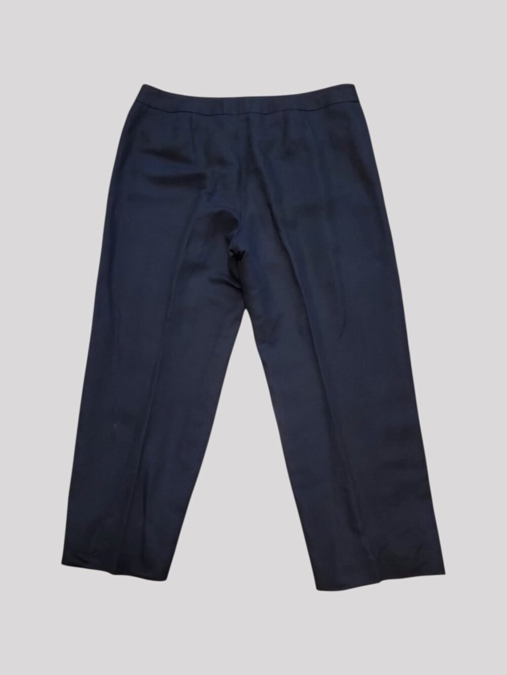 ANN TAYLOR LOFT Cropped Pants Women's Laura Pants Linen Blend in Black